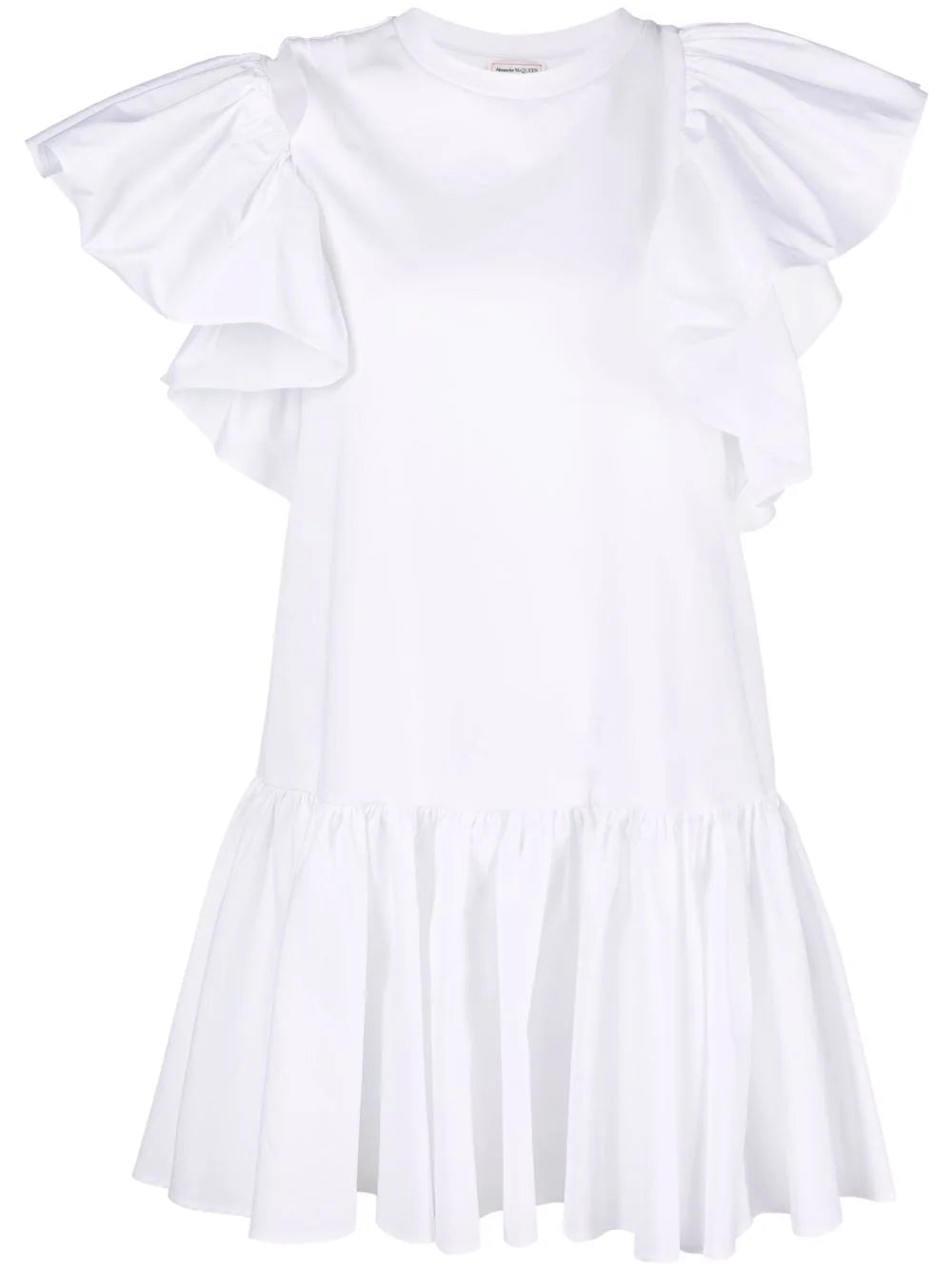 New RUFFLE SLEEVE DRESS