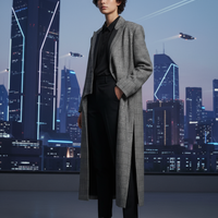 GRAY LONG COAT
