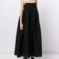 新品 BETH | DRESS LINEN PLISSÉ BLACK(10/M)入荷リクエスト受付中
