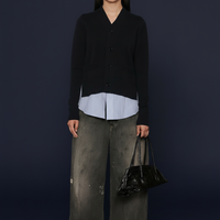 layered cardigan
