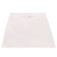 新品-vinyl mini skirt-yellow