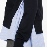 layered cardigan
