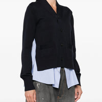 layered cardigan