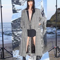 GRAY LONG COAT