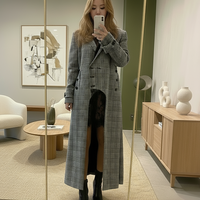 GRAY LONG COAT