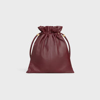 新作/新品 small crystal pouch in lambskin Bordeaux brown(入荷リクエスト)