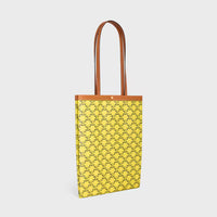 新作/新品 medium flat shopper / Triomphe canvas yellow(入荷リクエスト)