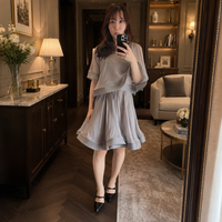 SILK RIBBON DRESS(36/XS)