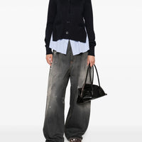 新品 layered cardigan