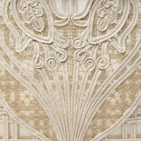 Cording Embroidery Pouch With Leather Strap - White(入荷リクエスト)