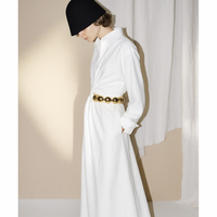 新品 -HARPER- Shirt Dress WHITE