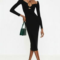 新品 HALTERNECK DRESS