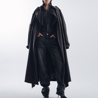 新品 Cape Trench Coat BLACK (S)