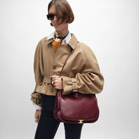 新作/新品 soft Triomphe / in Shiny lambskin Bordeaux brown(入荷リクエスト)