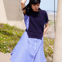 COTTON KNIT DRESS