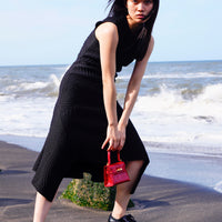 KNIT MIDI DRESS