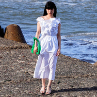 新品 RUFFLE DRESS