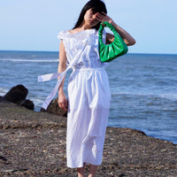 新品 RUFFLE DRESS