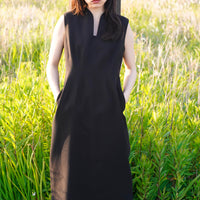 新品 WOOL COCOON DRESS