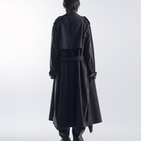 新品 Cape Trench Coat BLACK (S)