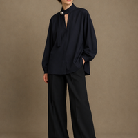 -HEPBURN- Blouse BLACK 再入荷リクエスト