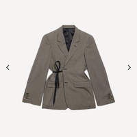 New Khaki/Brown Women's Wrap Tailored Jacket (Available upon request)