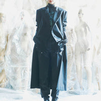 GRAY LONG COAT