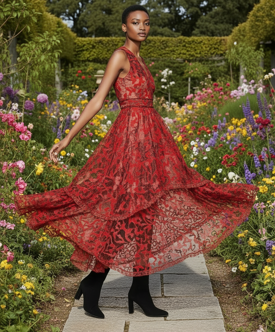 ROKSANDA demeteria ♡ ドレープドレス ワンピース 赤 朱赤 RED ONEPIECE – Dressing my Way
