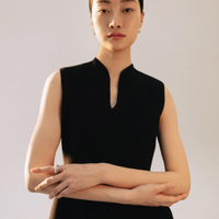 新品 WOOL COCOON DRESS