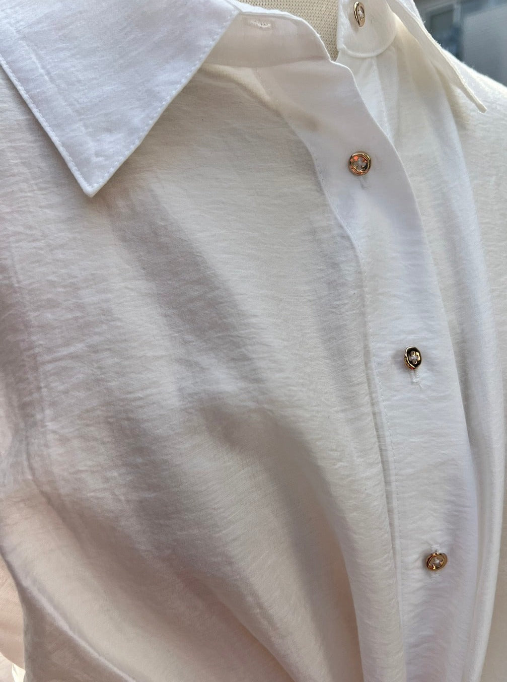 New -HARPER- Shirt Dress WHITE