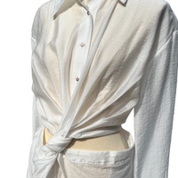 新品 -HARPER- Shirt Dress WHITE