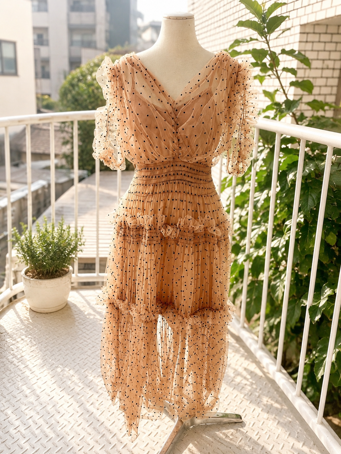 dot mesh DRESS(UK4/S)