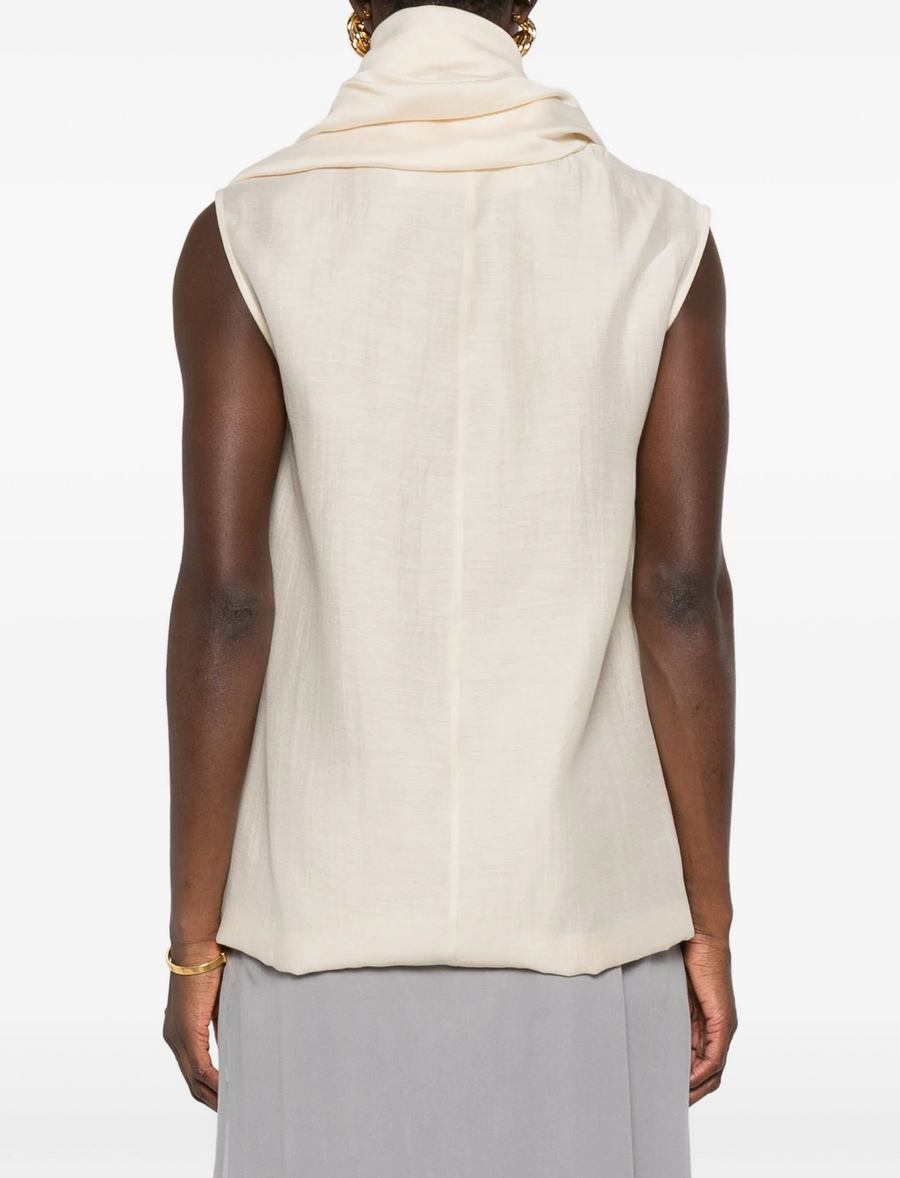 新品 scarfdetail blouse