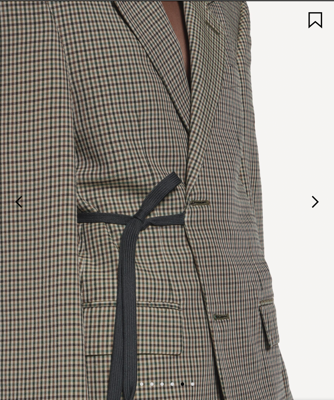 New Khaki/Brown Women's Wrap Tailored Jacket (Available upon request)