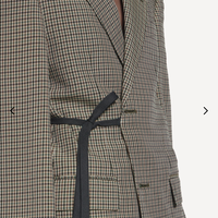 New Khaki/Brown Women's Wrap Tailored Jacket (Available upon request)