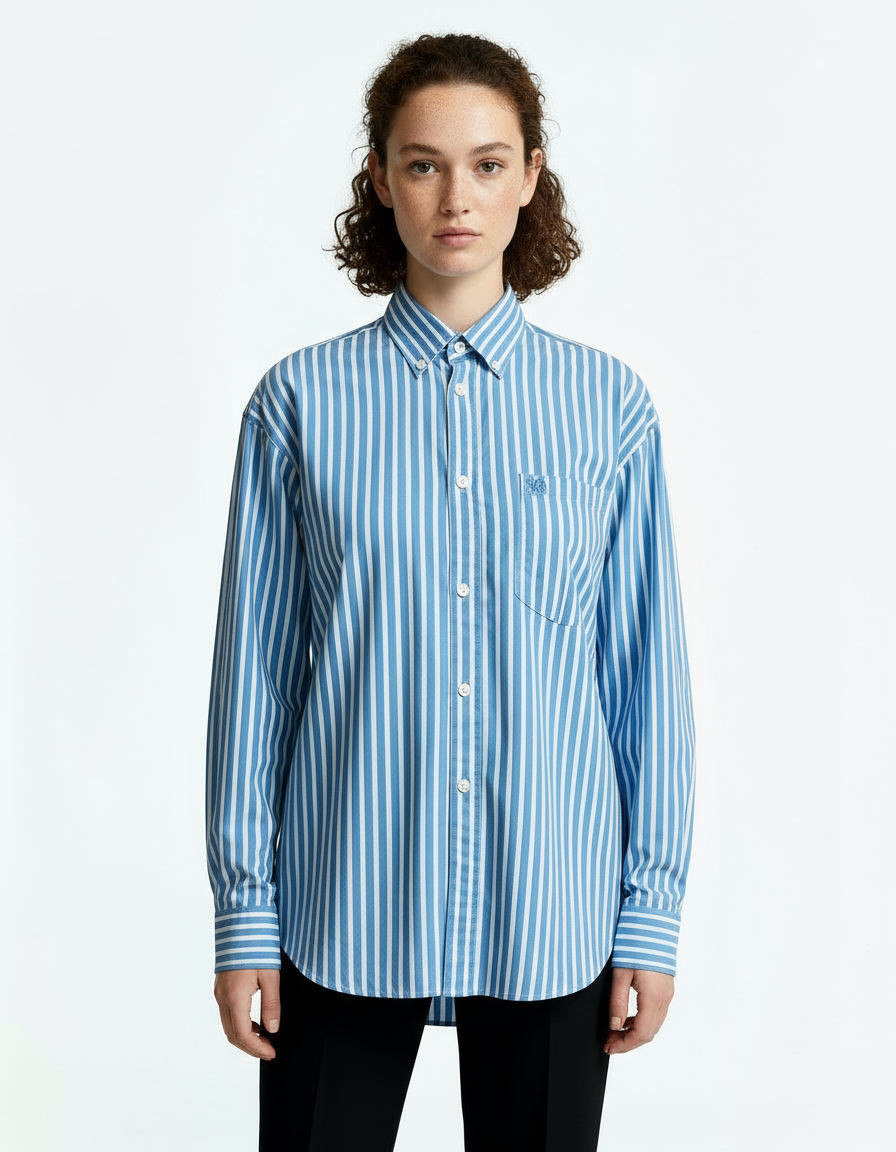 Blue stripe shirt
