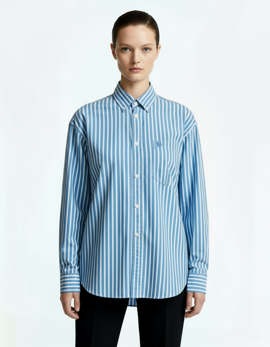 Blue stripe shirt