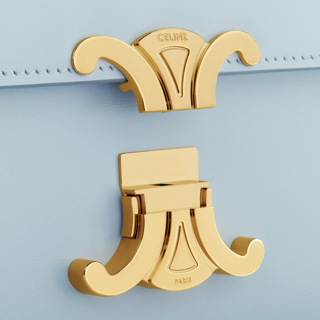 teen triomphe bag / Shiny calfskin dark ice Blue(入荷リクエスト)