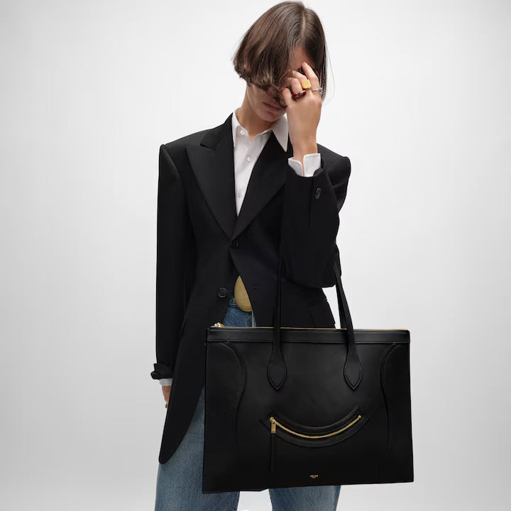 新品 Cabas New Luggage in Glossy Calfskin black(入荷リクエスト)