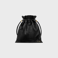 新品/新作 small crystal pouch in lambskin BLACK(入荷リクエスト)