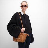 新作/新品 SMALL NEW LUGGAGE IN SUPPLE SHINY LAMBSKIN brown(入荷リクエスト)