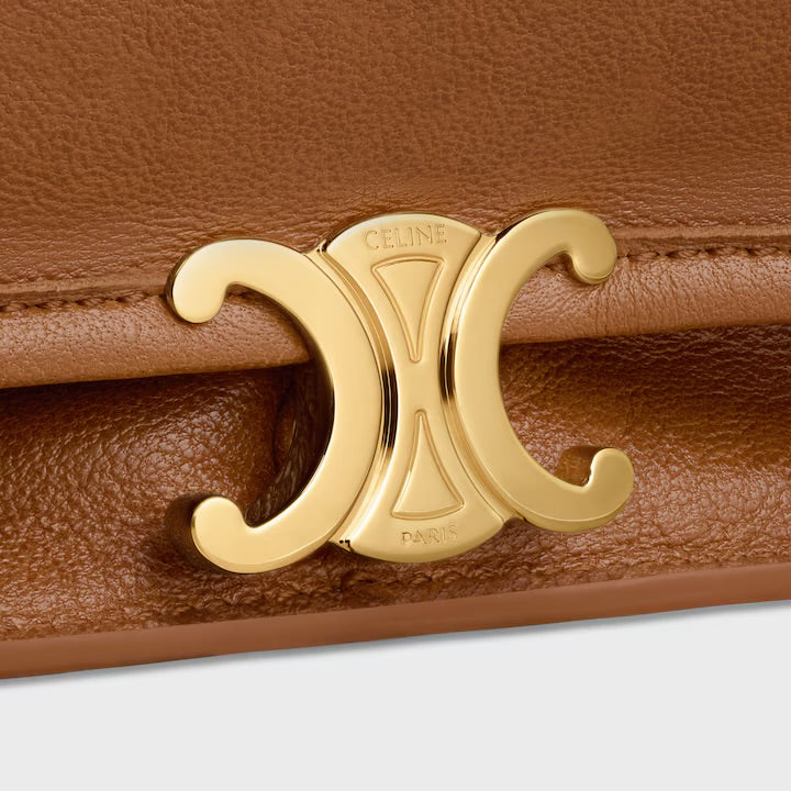 新作/新品 soft Triomphe / in Shiny lambskin brown(入荷リクエスト)