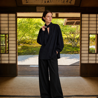 -HEPBURN- Blouse BLACK 再入荷リクエスト