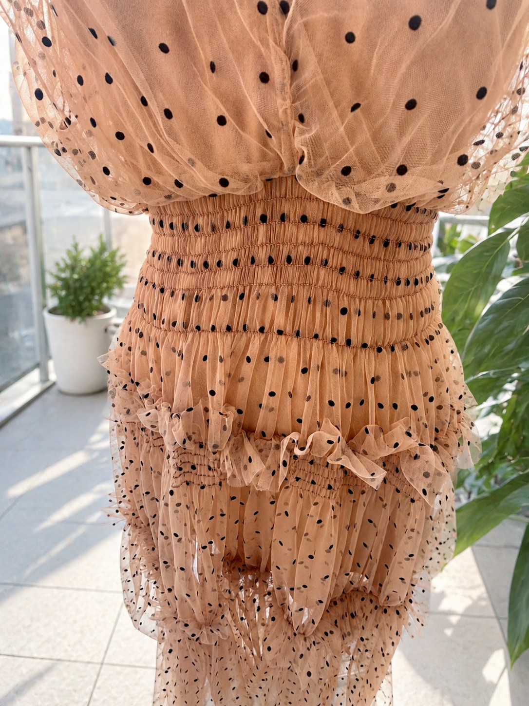 dot mesh DRESS(UK4/S)
