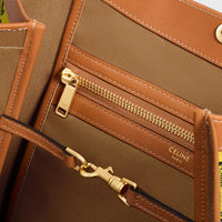 新作/新品 medium  flat shopper / Triomphe canvas yellow(入荷リクエスト)