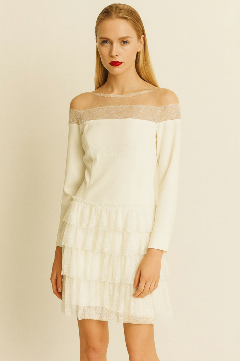 motonari ono White DRESS