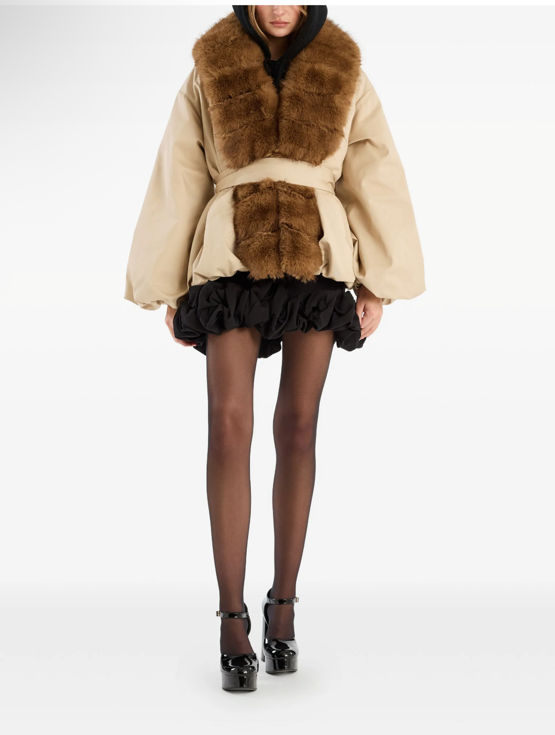 新品 belted jacket