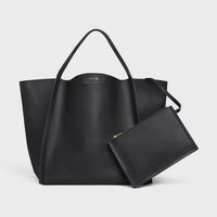 新作/新品 Medium Cube Bag in Supple Calfskin BLACK(入荷リクエスト)