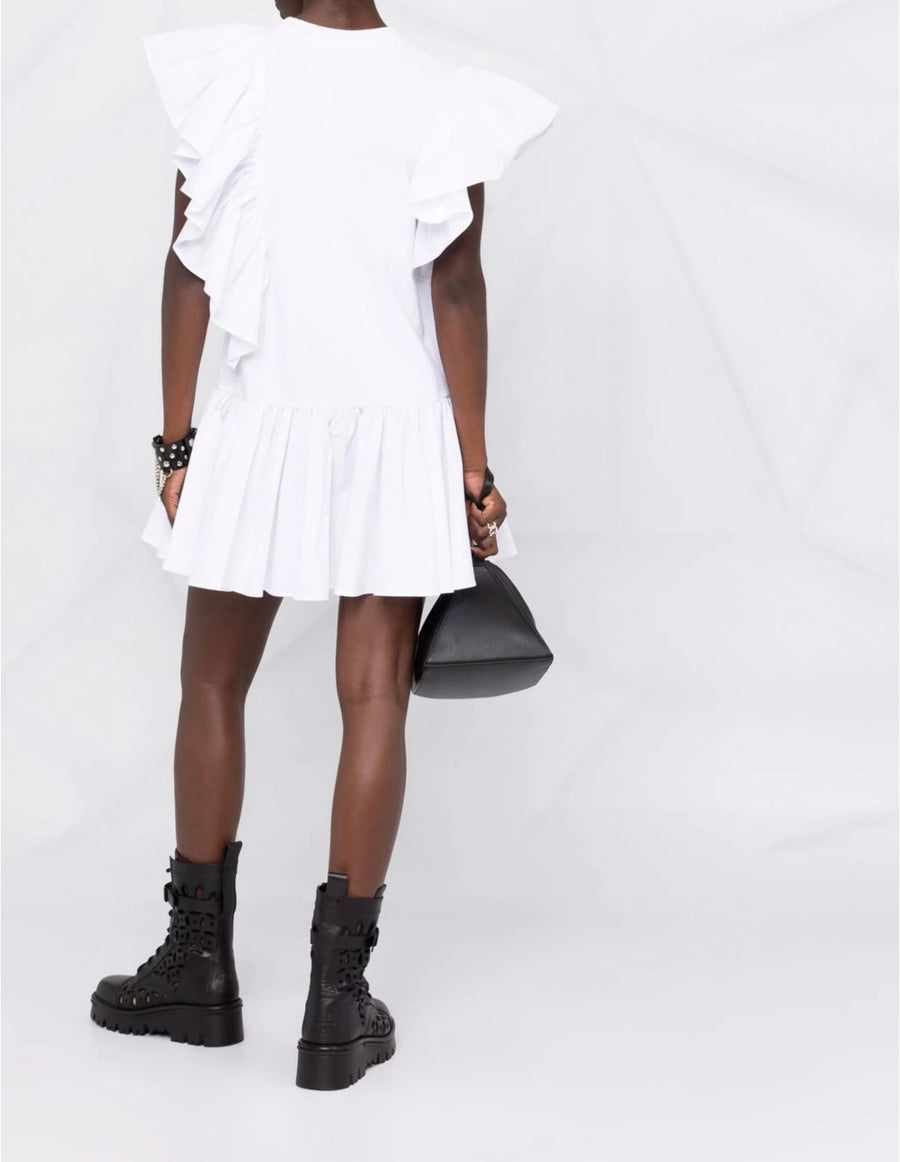新品 RUFFLE SLEEVE DRESS