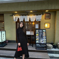 KNIT MIDI DRESS(M)
